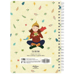 Скицник Drasca Happy Tea Time - Tea for two, A5, 60 листа