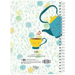 Скицник Drasca Happy Tea Time - Teapot, A6, 60 листа