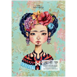 Скицник Drasca Having a lovely Time - Frida, A5, 60 листа