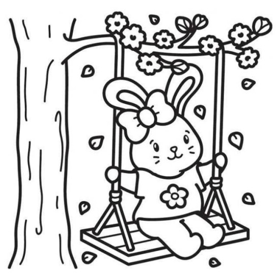 Spring Cheer Mini Coloring Book |
