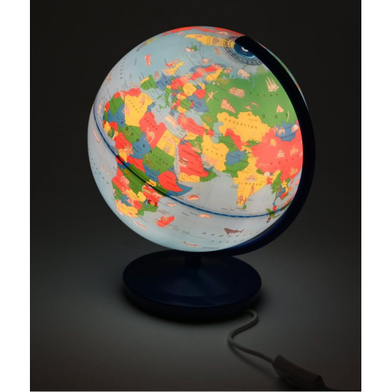 Светещ глобус Thames & Kosmos - политическа карта, 26 cm | За детето