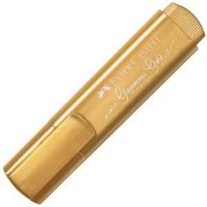 Текстмаркер Faber-Castell Metallic, златист