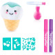 Творчески комплект Canal Toys - Airbrush Plush Food'tastic Mini, асортимент |