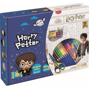 Творчески комплект за рисуване Maped Harry Potter - 35 части