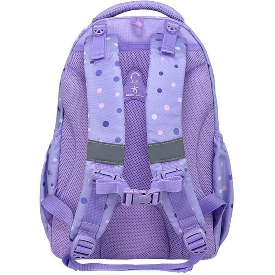 Ученическа раница Belmil - Purple Dots Butterfly, 1 отделение |