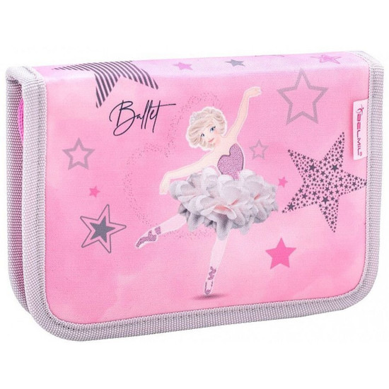 Ученически комплект Belmil - Ballet Light Pink, раница, два несесера и мешка |