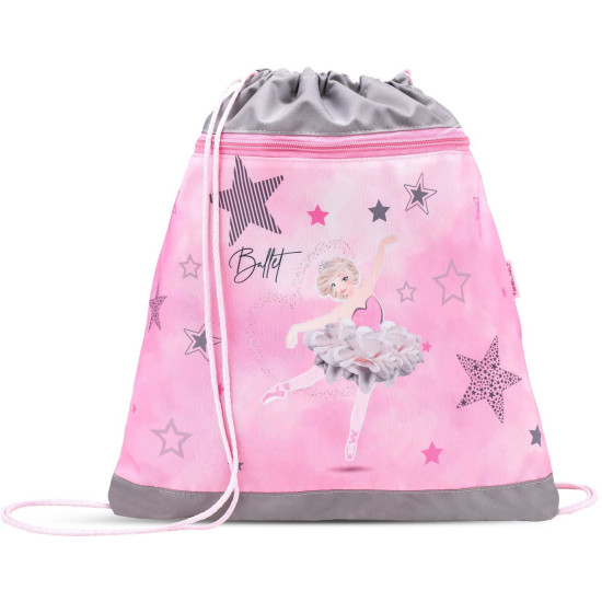 Ученически комплект Belmil - Ballet Light Pink, раница, два несесера и мешка |