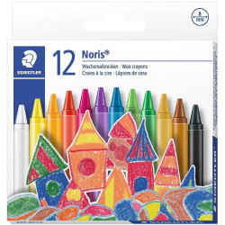 Восъчни пастели Staedtler Noris Club 220 - 12 цвята