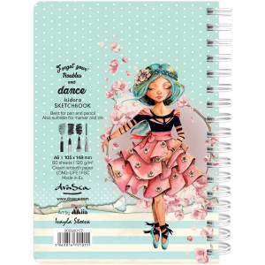 Скицник Drasca Having a lovely Time - Isadora, A5, 60 листа