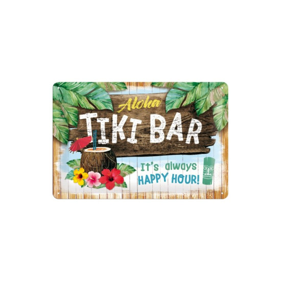 Метална табела Tiki Bar