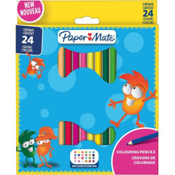 Цветни моливи Paper Mate Kids Colouring - 24 цвята