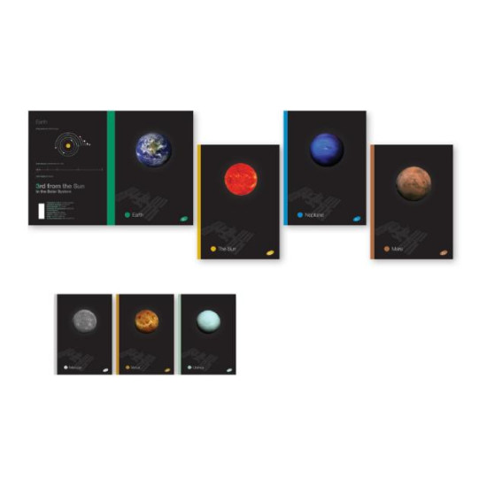 Тетрадка А4 Planets, 60 л, широк ред