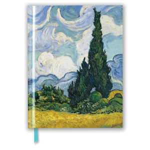 Тефтер Vincent van Gogh: Wheat Field with Cypresses