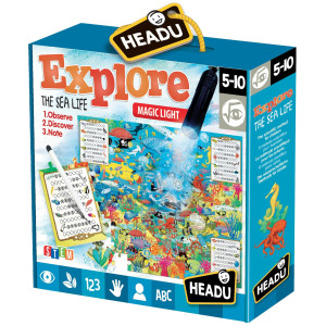 Забавна игра Headu - Играй и опознай, Морски свят