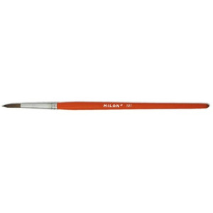 Кръгла четка за акварел и темпера от косъм на пони Milan – 101/12