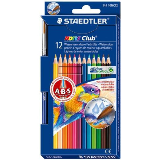 Акварелни моливи Staedtler NC 144 - 12 цвята