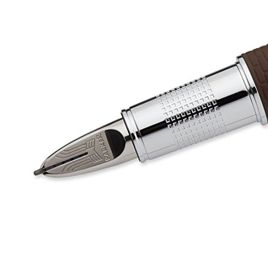 Parker 5TH Large Brown Rubber&Metal M