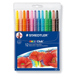 Пастели Staedtler Noris Club Twister - 12 цвята