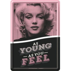 Метална картичка As Young As You Feel