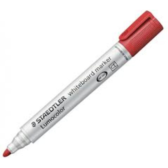 Маркер за бяла дъска Staedtler Lumocolor - червен | Ученически пособия